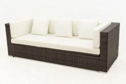 OUTFLEXX 3-Sitzer Sofa, Braun Marmoriert, Polyrattan, 210 X 85 X 70 Cm, Wasserfeste Kissenbox -Beste Gartenmöbel Geschäfte 10 15734 1 BOX.jpg