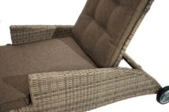 Ploß Rabida Comfort Rollliege, Champagner-meliert, Polyrattan, 198x68x44cm, Verstellbar, Hohe Sitzhöhe -Beste Gartenmöbel Geschäfte 10 20165.jpg