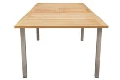 OUTFLEXX Set, Schwarz, 180/240 X 100 Cm, Edelstahl/Teak, Ausziehtisch, 4 Stühle Padded, 2 Multipositionssessel -Beste Gartenmöbel Geschäfte 11 14141.jpg