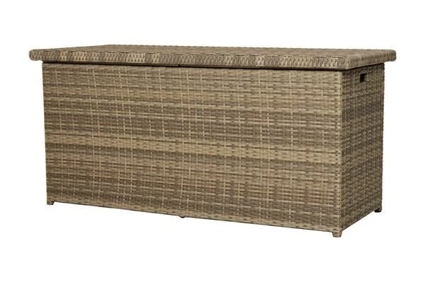 Ploß Rabida Kissenbox, Champagner-meliert, Polyrattan, 145x58x73 Cm, Inkl. Inlay 11 Ploß Rabida Kissenbox, Champagner-meliert, Polyrattan, 145x58x73 Cm, Inkl. Inlay – Bild 11