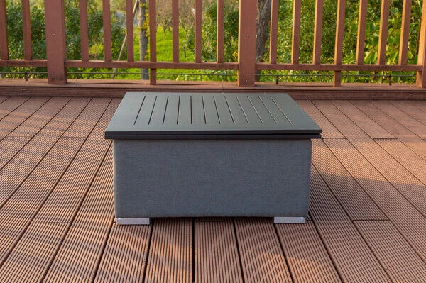 OUTFLEXX Loungetisch, Flanelle, Alu/Sunbrella, 78/157 X 78 X 37/64 Cm, Höhenverstellbar 11 OUTFLEXX Loungetisch, Flanelle, Alu/Sunbrella, 78/157 X 78 X 37/64 Cm, Höhenverstellbar – Bild 11