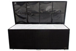OUTFLEXX Kissenbox, Schwarz, Polyrattan, 204x94x75cm 12 OUTFLEXX Kissenbox, Schwarz, Polyrattan, 204x94x75cm -Beste Gartenmöbel Geschäfte 1316 04.jpg