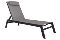 VILLANA Gartenliege, Anthrazit/grau, Aluminium/Textil, 198 X 60 X 32 Cm, Verstellbar -Beste Gartenmöbel Geschäfte 13405 8.jpg