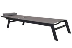 VILLANA Gartenliege, Anthrazit/grau, Aluminium/Textil, 198 X 60 X 32 Cm, Verstellbar -Beste Gartenmöbel Geschäfte 13405 9.jpg