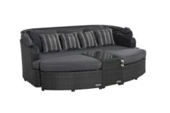 OUTFLEXX Houston Loungebett, Grau, Polyrattan, Doppel-halbrund, Viele Stellmöglichkeiten, Dach Klappbar -Beste Gartenmöbel Geschäfte 13 18543.jpg