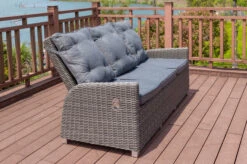 OUTFLEXX Dining 3-Sitzer Sofa, Grau, Polyrattan, 210 X 83 X 110 Cm, Mehrfach Verstellbar -Beste Gartenmöbel Geschäfte 13 18913.jpg