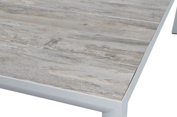 SIENA GARDEN Velia / Silva Dining Set, Weiß/washed Grey, Alu/Ranotex/Keramik, 8 Sessel, Tisch 220 X 100 Cm 13 SIENA GARDEN Velia / Silva Dining Set, Weiß/washed Grey, Alu/Ranotex/Keramik, 8 Sessel, Tisch 220 X 100 Cm – Bild 13