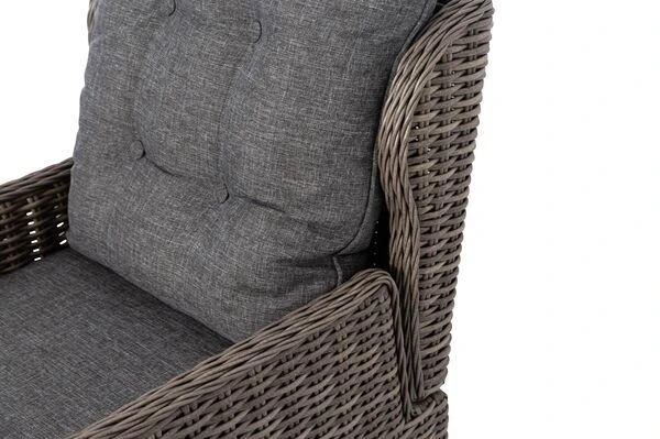 OUTFLEXX Esstischgarnitur, Polyrattan/Teakholz, Tisch 200x100cm, 6 Diningsessel, Inkl. Polster 14 OUTFLEXX Esstischgarnitur, Polyrattan/Teakholz, Tisch 200x100cm, 6 Diningsessel, Inkl. Polster – Bild 14