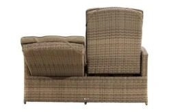 Ploß Rabida Comfort Dining / Lounge 2-Sitzer Sofa, Champagner-meliert, Polyrattan, 148x85x112 Cm, Verstellbar -Beste Gartenmöbel Geschäfte 14 20163.jpg
