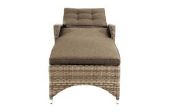 Ploß Rabida Comfort Rollliege, Champagner-meliert, Polyrattan, 198x68x44cm, Verstellbar, Hohe Sitzhöhe -Beste Gartenmöbel Geschäfte 14 20165.jpg