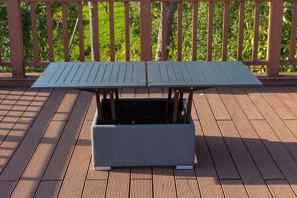 OUTFLEXX Loungetisch, Flanelle, Alu/Sunbrella, 78/157 X 78 X 37/64 Cm, Höhenverstellbar 14 OUTFLEXX Loungetisch, Flanelle, Alu/Sunbrella, 78/157 X 78 X 37/64 Cm, Höhenverstellbar – Bild 14