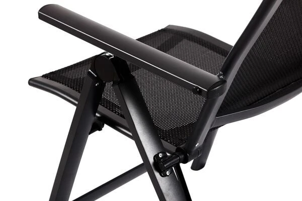 OUTFLEXX Premium Esstischgarnitur, OUTFLEXX® Anthrazit Matt, Alu/Textilene, Tisch 180/240x100cm, 8 Multipositionssessel 15 OUTFLEXX Premium Esstischgarnitur, OUTFLEXX® Anthrazit Matt, Alu/Textilene, Tisch 180/240x100cm, 8 Multipositionssessel – Bild 15