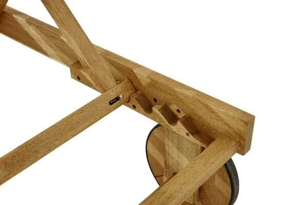 Ploß Rollliege, FSC®-Akazienholz, Geölt, 197 X 69 X 30 Cm, Klappbar, Verstellbar 15 Ploß Rollliege, FSC®-Akazienholz, Geölt, 197 X 69 X 30 Cm, Klappbar, Verstellbar – Bild 15