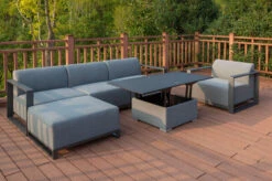 OUTFLEXX Loungetisch, Flanelle, Alu/Sunbrella, 78/157 X 78 X 37/64 Cm, Höhenverstellbar 35 OUTFLEXX Loungetisch, Flanelle, Alu/Sunbrella, 78/157 X 78 X 37/64 Cm, Höhenverstellbar -Beste Gartenmöbel Geschäfte 16 21011.jpg