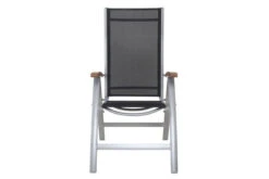 VILLANA Esstischgarnitur, Silber/schwarz, Alu / FSC-Akazienholz, Gartentisch 150 X 90 Cm, 4 Stapelsessel, 2 Hochlehner 33 VILLANA Esstischgarnitur, Silber/schwarz, Alu / FSC-Akazienholz, Gartentisch 150 X 90 Cm, 4 Stapelsessel, 2 Hochlehner -Beste Gartenmöbel Geschäfte 17 19681.jpg