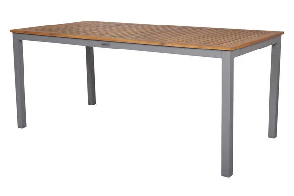 VILLANA Esstisch, Alu Pulverbeschichtet / FSC Akazienholz, 180 X 90 Cm 2 VILLANA Esstisch, Alu Pulverbeschichtet / FSC Akazienholz, 180 X 90 Cm – Bild 2