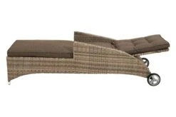 Ploß Rabida Comfort Rollliege, Champagner-meliert, Polyrattan, 198x68x44cm, Verstellbar, Hohe Sitzhöhe -Beste Gartenmöbel Geschäfte 18 20165.jpg