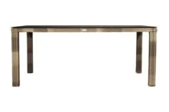 Ploß Rabida Dining Set, Champagner-meliert, Polyrattan, Tisch 180x110 Cm, 6 Sessel -Beste Gartenmöbel Geschäfte 18 21058.jpg