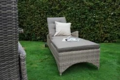 Ploß Rabida Comfort Rollliege, Champagner-meliert, Polyrattan, 198x68x44cm, Verstellbar, Hohe Sitzhöhe -Beste Gartenmöbel Geschäfte 19 20165.jpg