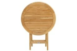 Klapptisch Cleveland Aus Teakholz Von Ploß, Rund,