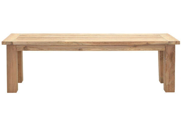 OUTFLEXX Sitzbank, Natur, Recyceltes SLVK-Teakholz, 150 X 40 X 45 Cm 4 OUTFLEXX Sitzbank, Natur, Recyceltes SLVK-Teakholz, 150 X 40 X 45 Cm – Bild 4