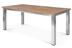 OUTFLEXX Ausziehtisch, Edelstahl/recyceltes FSC®-Teak, 200/260x100cm, Rustikal Gebürstet -Beste Gartenmöbel Geschäfte 1 18318.jpg