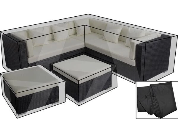 OUTFLEXX Premium Abdeckhaubenset, Für Lounge TheBox-B: 18229/ 18230/ 18231/ 16069, Schwarz, Wasserbeständig 1 OUTFLEXX Premium Abdeckhaubenset, Für Lounge TheBox-B: 18229/ 18230/ 18231/ 16069, Schwarz, Wasserbeständig