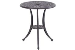 HARTMAN Amalfi Bistrotisch, Bronze, Alu-Guss, Ø62cm