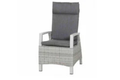 SIENA GARDEN Corido Dining Sessel, Ice Grey, Alu / Gardino®-Geflecht, 76x62x109 Cm, Verstellbar