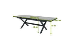 Ploß Louvra Auszugs-Dining-Tisch, Anthrazit/Holzoptik, Alu/Keramik, 160/210x100,5cm, Tischplatte Aus Keramikfliesen 13 Ploß Louvra Auszugs-Dining-Tisch, Anthrazit/Holzoptik, Alu/Keramik, 160/210x100,5cm, Tischplatte Aus Keramikfliesen -Beste Gartenmöbel Geschäfte 21629 5.jpg