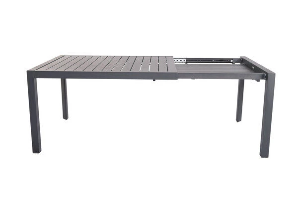 VILLANA Ausziehtisch, Anthrazit, Aluminium, 130/180x90cm, Mit Ausziehmechanismus 1 VILLANA Ausziehtisch, Anthrazit, Aluminium, 130/180x90cm, Mit Ausziehmechanismus