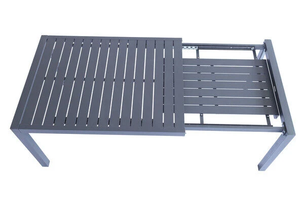 VILLANA Ausziehtisch, Anthrazit, Aluminium, 130/180x90cm, Mit Ausziehmechanismus 6 VILLANA Ausziehtisch, Anthrazit, Aluminium, 130/180x90cm, Mit Ausziehmechanismus – Bild 6