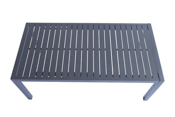 VILLANA Ausziehtisch, Anthrazit, Aluminium, 130/180x90cm, Mit Ausziehmechanismus 7 VILLANA Ausziehtisch, Anthrazit, Aluminium, 130/180x90cm, Mit Ausziehmechanismus – Bild 7