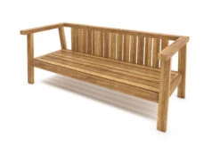 OUTFLEXX Hamim 2-Sitzer, Natur/grau, Teak/Olefin, 190 X 80 X 60 Cm, Recycled Teak -Beste Gartenmöbel Geschäfte 21686 7.jpg