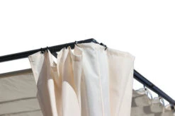 OUTFLEXX Pergola, Anthrazit/creme, Stahl, Pulverbeschichtet, 300x300x220 Cm -Beste Gartenmöbel Geschäfte 21813 3.jpg