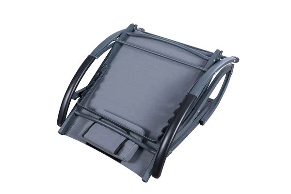 LECO Sonnenliege, Grau, Aluminium/Textilene 3 LECO Sonnenliege, Grau, Aluminium/Textilene – Bild 3