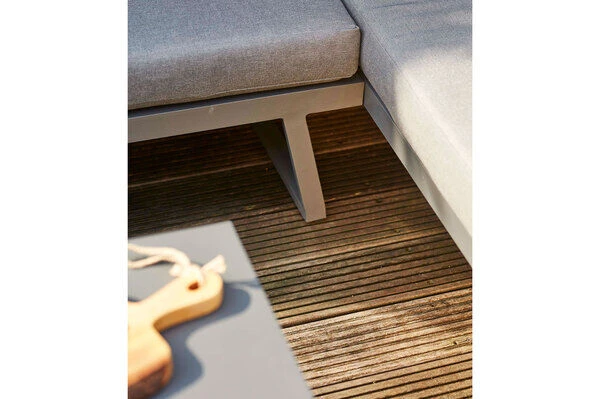 SIENA GARDEN Larina Loungemöbel, Matt Graphit, Aluminium, 2-teilig, Inkl. Sitz-und Rückenkissen, Für Bis Zu 5 Personen 6 SIENA GARDEN Larina Loungemöbel, Matt Graphit, Aluminium, 2-teilig, Inkl. Sitz-und Rückenkissen, Für Bis Zu 5 Personen – Bild 6