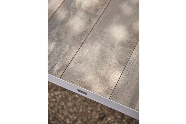 SIENA GARDEN Silva Esstisch, Matt Weiß-grau/washed Grey, Alu/Keramik, 100x100 Cm, Für Bis Zu 4 Personen 8 SIENA GARDEN Silva Esstisch, Matt Weiß-grau/washed Grey, Alu/Keramik, 100x100 Cm, Für Bis Zu 4 Personen – Bild 8