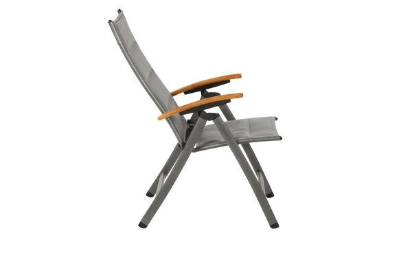 SIENA GARDEN Savina XL/Geneva Esstischgarnitur, Graphit/grau, Alu/Teak/Texfabric, Tisch 160x90 Cm, 6 Multipos. 6 SIENA GARDEN Savina XL/Geneva Esstischgarnitur, Graphit/grau, Alu/Teak/Texfabric, Tisch 160x90 Cm, 6 Multipos. – Bild 6