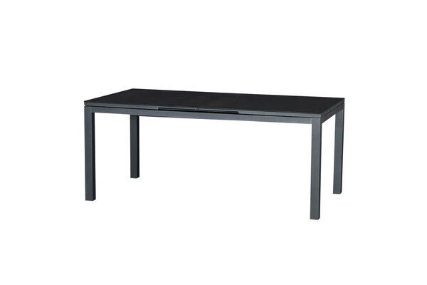 SIENA GARDEN Savina XL/Miros Esstischgarnitur, Matt Graphit/grau, Alu/Teak/Texfabric/Spraystone, Tisch 180/240x90 Cm, 6 Multipos. 3 SIENA GARDEN Savina XL/Miros Esstischgarnitur, Matt Graphit/grau, Alu/Teak/Texfabric/Spraystone, Tisch 180/240x90 Cm, 6 Multipos. – Bild 3