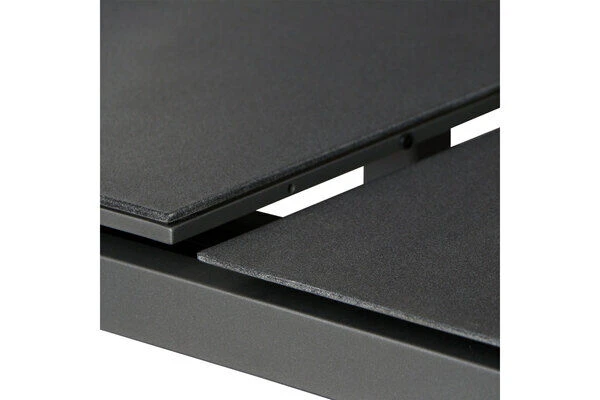 SIENA GARDEN Savina XL/Miros Esstischgarnitur, Matt Graphit/grau, Alu/Teak/Texfabric/Spraystone, Tisch 180/240x90 Cm, 6 Multipos. 8 SIENA GARDEN Savina XL/Miros Esstischgarnitur, Matt Graphit/grau, Alu/Teak/Texfabric/Spraystone, Tisch 180/240x90 Cm, 6 Multipos. – Bild 8