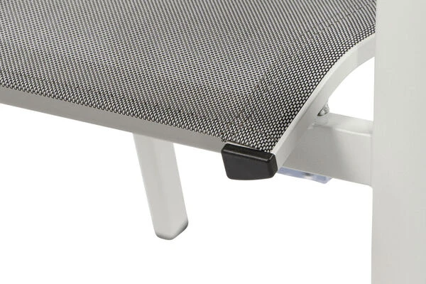 SIENA GARDEN Silva/Velia Esstischgarnitur, Matt Weiß, Alu/Keramik/Ranotex®-Gewebe, Tisch 100x100 Cm, 4 Dining Sessel 9 SIENA GARDEN Silva/Velia Esstischgarnitur, Matt Weiß, Alu/Keramik/Ranotex®-Gewebe, Tisch 100x100 Cm, 4 Dining Sessel – Bild 9