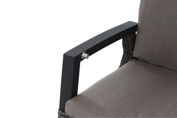 SIENA GARDEN Corido/Bellani Pinie Loungeset, Charcoal/anthrazit/pinie-grau, Alu/Keramik/Gardino®-Geflecht, Lifttisch 160x90 Cm, 6 Dining Move Sessel 6 SIENA GARDEN Corido/Bellani Pinie Loungeset, Charcoal/anthrazit/pinie-grau, Alu/Keramik/Gardino®-Geflecht, Lifttisch 160x90 Cm, 6 Dining Move Sessel – Bild 6