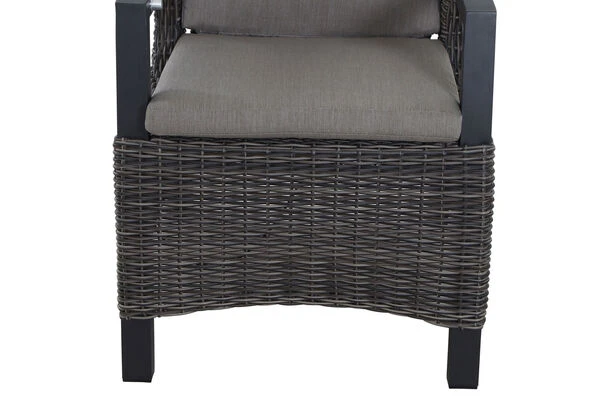 SIENA GARDEN Corido/Bellani Pinie Loungeset, Charcoal/anthrazit/pinie-grau, Alu/Keramik/Gardino®-Geflecht, Lifttisch 160x90 Cm, 6 Dining Move Sessel 8 SIENA GARDEN Corido/Bellani Pinie Loungeset, Charcoal/anthrazit/pinie-grau, Alu/Keramik/Gardino®-Geflecht, Lifttisch 160x90 Cm, 6 Dining Move Sessel – Bild 8
