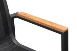 OUTFLEXX Esstischgarnitur, OUTFLEXX® Anthrazit Matt, Alu / Teak / Textil, Tisch 150/210x90cm, 6 Stapelsessel, 2 Multipo -Beste Gartenmöbel Geschäfte 22172 17.jpg