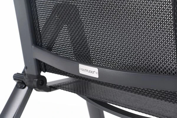 OUTFLEXX Esstischgarnitur, OUTFLEXX® Anthrazit Matt, Alu / Teak / Textil, Ausziehtisch 150/210x90cm, 4 Multipo 15 OUTFLEXX Esstischgarnitur, OUTFLEXX® Anthrazit Matt, Alu / Teak / Textil, Ausziehtisch 150/210x90cm, 4 Multipo – Bild 15