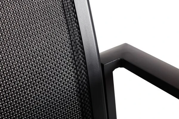 OUTFLEXX Esstischgarnitur, OUTFLEXX® Anthrazit Matt, Alu / Teak / Textil, Ausziehtisch 150/210x90cm, 6 Stapelsessel 16 OUTFLEXX Esstischgarnitur, OUTFLEXX® Anthrazit Matt, Alu / Teak / Textil, Ausziehtisch 150/210x90cm, 6 Stapelsessel – Bild 16