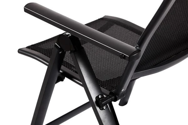 OUTFLEXX Esstischgarnitur, OUTFLEXX® Anthrazit Matt, Alu / Teak / Textil, Ausziehtisch 150/210x90cm, 6 Stapelsessel, 2 Multipo 13 OUTFLEXX Esstischgarnitur, OUTFLEXX® Anthrazit Matt, Alu / Teak / Textil, Ausziehtisch 150/210x90cm, 6 Stapelsessel, 2 Multipo – Bild 13