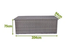 OUTFLEXX Kissenbox L, Grau, Polyrattan, 204x94x75cm 11 OUTFLEXX Kissenbox L, Grau, Polyrattan, 204x94x75cm -Beste Gartenmöbel Geschäfte 22291 5.jpg