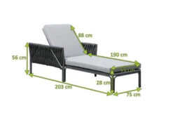 OUTFLEXX Mermaid Loungeliege, Anthrazit, Aluminium/XL Rope, 75x56x65 Cm, Inkl. Polster -Beste Gartenmöbel Geschäfte 22309 4.jpg